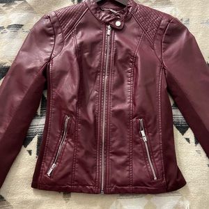 Express faux leather jacket